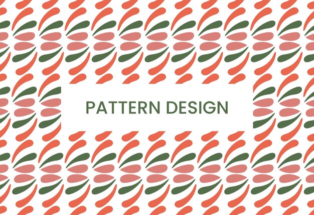 Diseño de patrones botánicos sencillos y elegantes