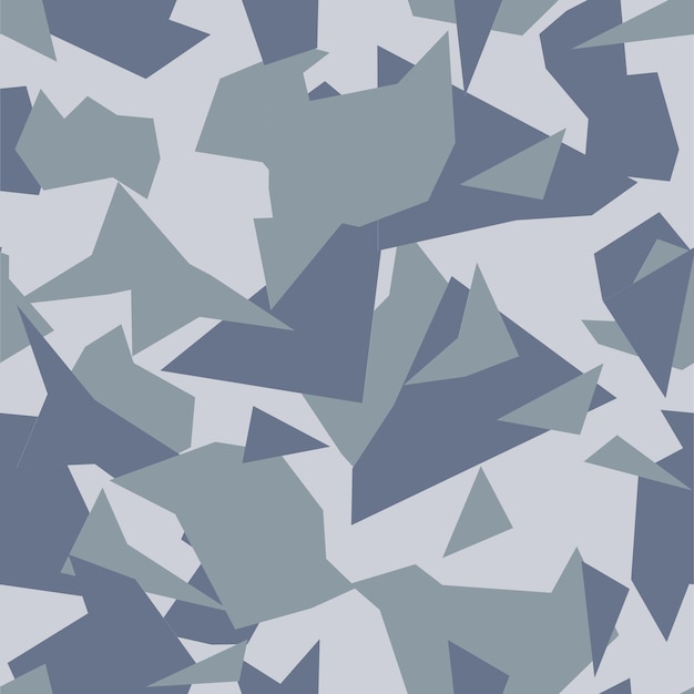 Diseño de patrones de camuflaje geométricos sin costuras abstractos