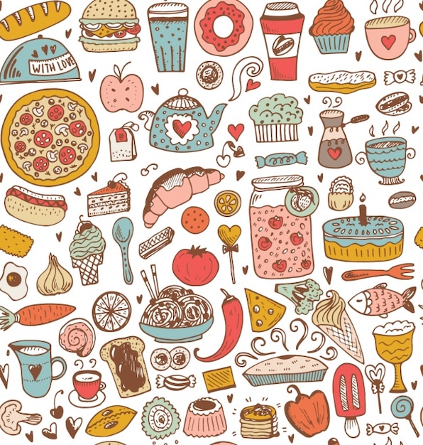 Diseño de patrones de comida.