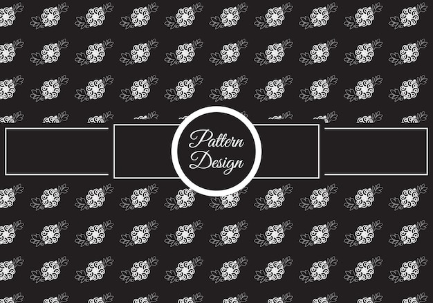 Diseño de patrones sin costura florales vectoriales
