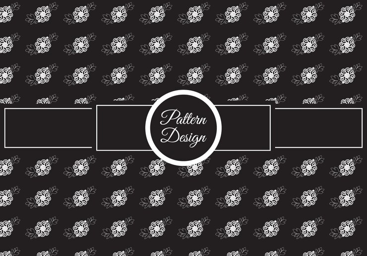 Diseño de patrones sin costura florales vectoriales