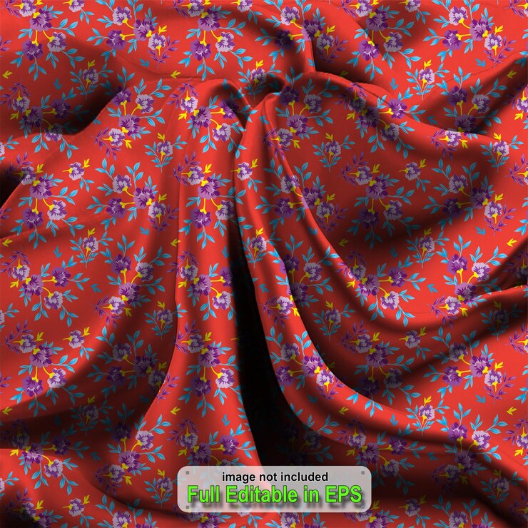 Vector diseño de patrones sin costuras abstractos de tela de fondo textil