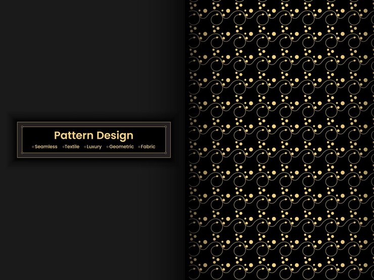 Vector diseño de patrones sin costuras con arte vectorial para patrones de textiles y telas