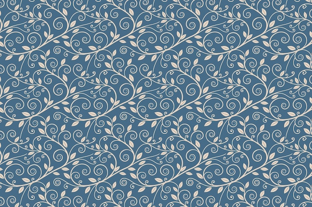 Diseño de patrones sin costuras de cuadrícula floral