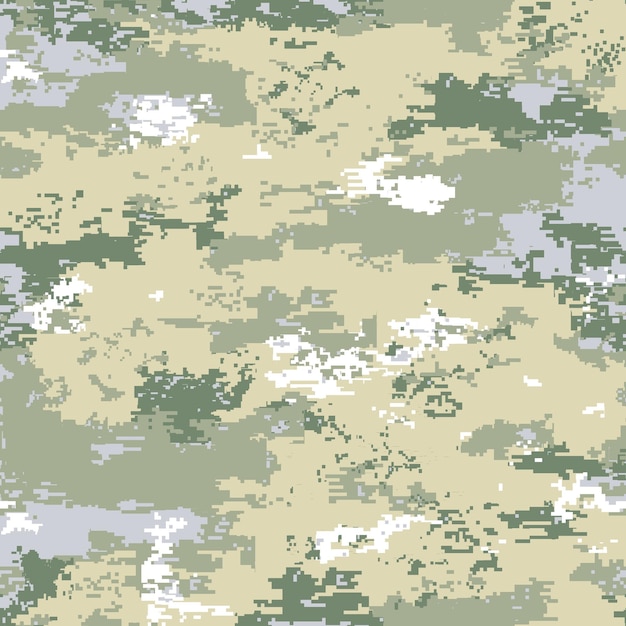 Vector diseño de patrones sin costuras digitales verdes y tand diseño de camuflaje cadpat verde camuflaje estadounidense