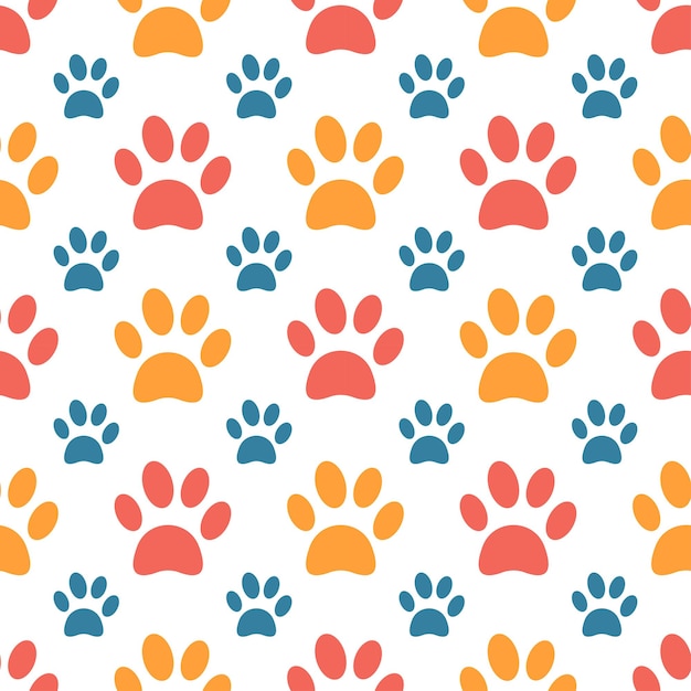 Diseño de patrones sin costuras con elemento de gato en plantilla Ilustración de dibujos animados dibujada a mano