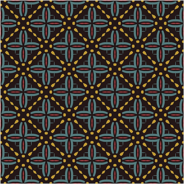 Diseño de patrones sin costuras estilo abstracto