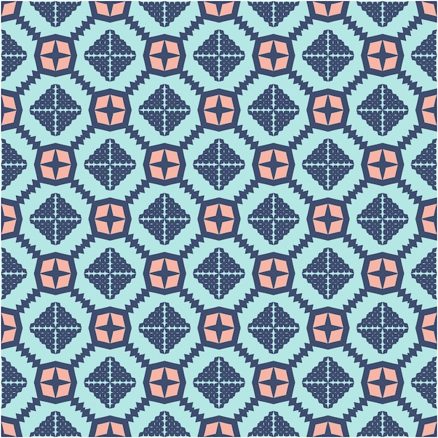 Diseño de patrones sin costuras étnicos de estilo minimalista