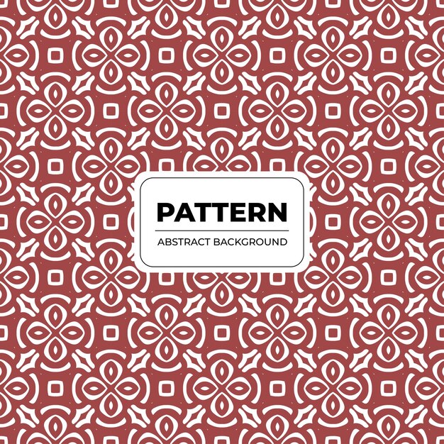 Diseño de patrones sin costuras geométricos elegantes de color marrón y blanco para papel tapiz textil
