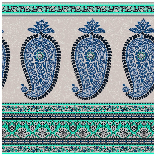 Diseño de patrones sin costuras obra de arte gráfico lista para impresiones textiles