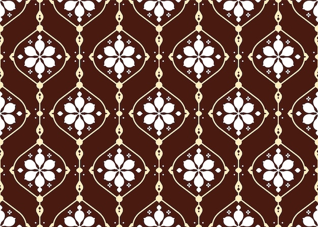 diseño de patrones sin costuras de tela geométrica y floral de tela étnica para alfombras de tela, papel tapiz batik, etc.