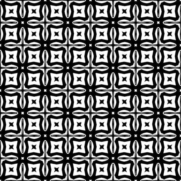 Diseño de patrones decorativos en blanco y negro con estilo abstracto minimalista