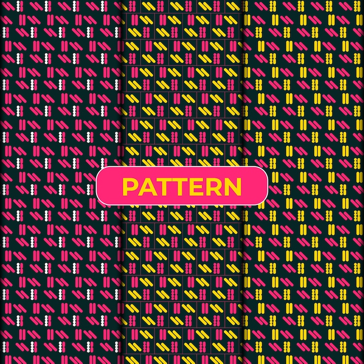 Vector diseño de patrones diseño creativo de patrones de telas