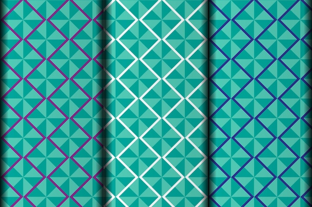 Diseño de patrones de eps vectoriales geométricos sin costuras