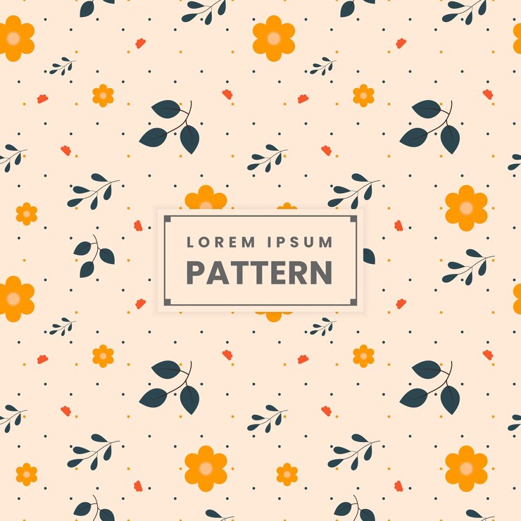 Diseño de patrones de estampados textiles con patrones de flores sin costuras Ilustración vectorial