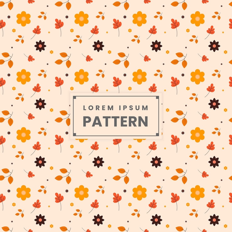Diseño de patrones de estampados textiles con patrones de flores sin costuras Ilustración vectorial