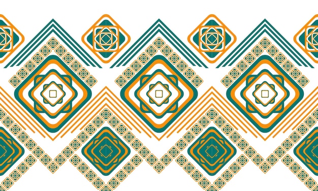 Diseño de patrones étnicos geométricos para un fondo transparente.