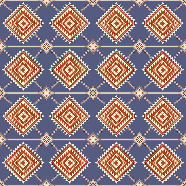 Diseño de patrones étnicos geométricos
