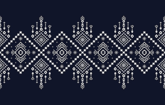 Diseño de patrones étnicos para textiles, decoración doméstica y diseño gráfico