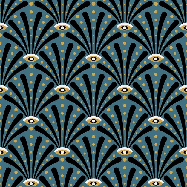Diseño de patrones sin fisuras art deco