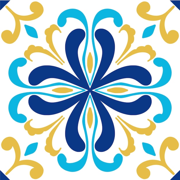 Diseño de patrones sin fisuras de azulejos con fondo de motivos coloridos