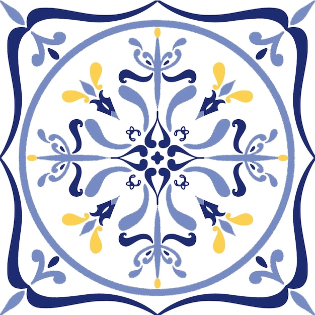 Diseño de patrones sin fisuras de azulejos con fondo de motivos coloridos