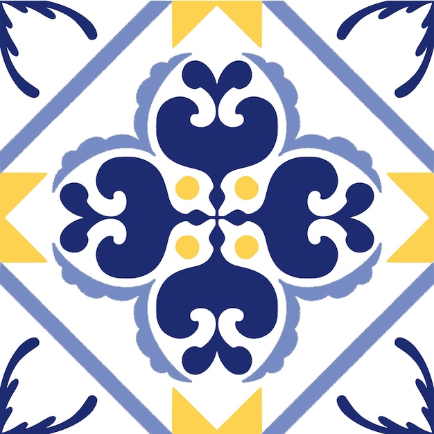 Diseño de patrones sin fisuras de azulejos con fondo de motivos coloridos