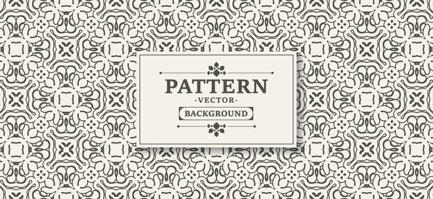 Diseño de patrones sin fisuras blanco elegante
