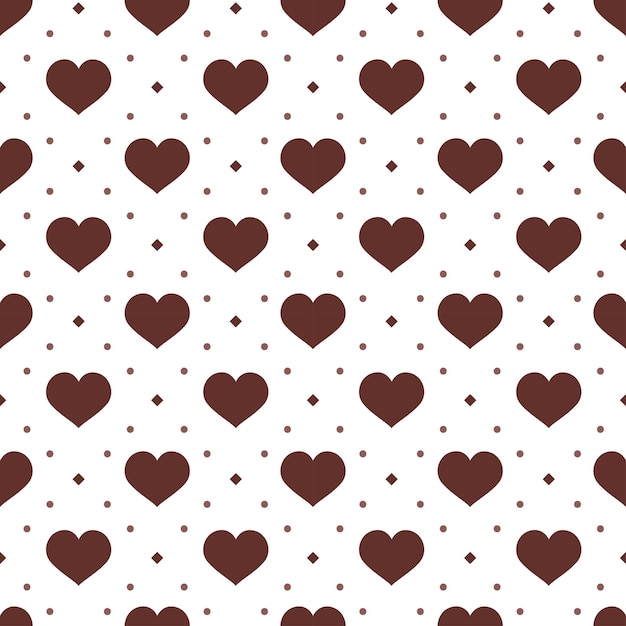 Diseño de patrones sin fisuras de chocolate con decoración Choco en plantilla Ilustración de dibujos animados dibujados a mano