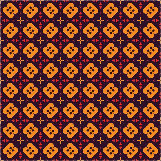 Diseño de patrones sin fisuras estilo étnico