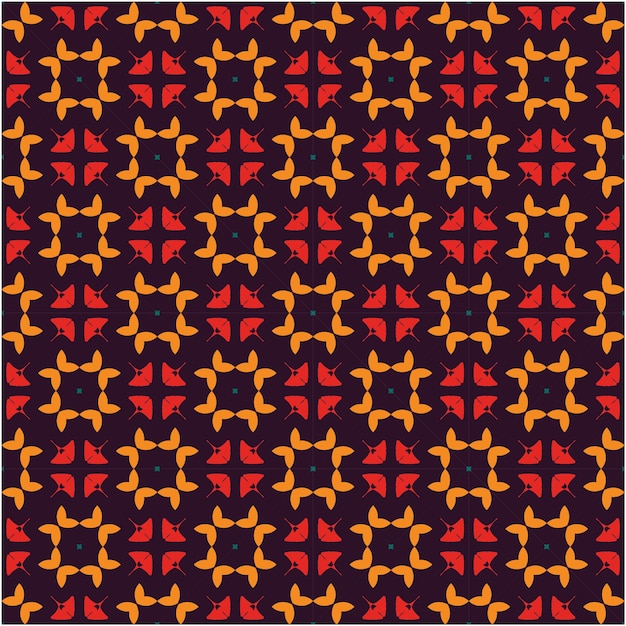 Diseño de patrones sin fisuras estilo étnico