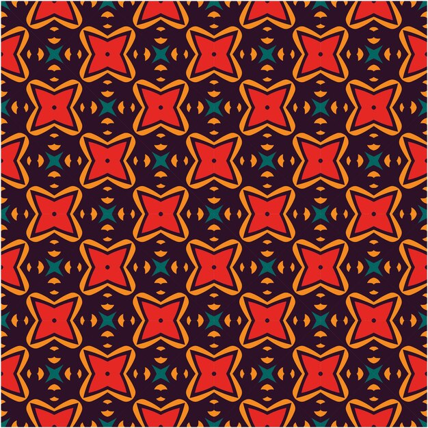 Diseño de patrones sin fisuras estilo étnico