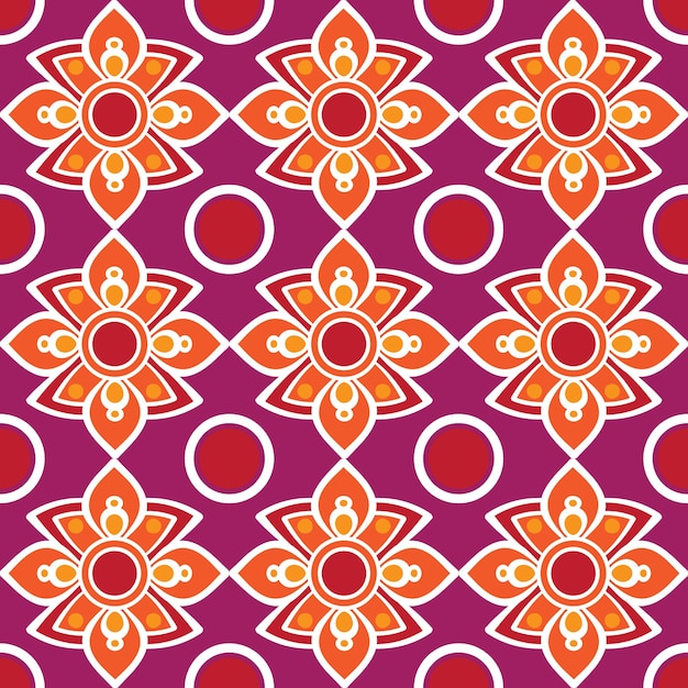Diseño de patrones sin fisuras florales vintage