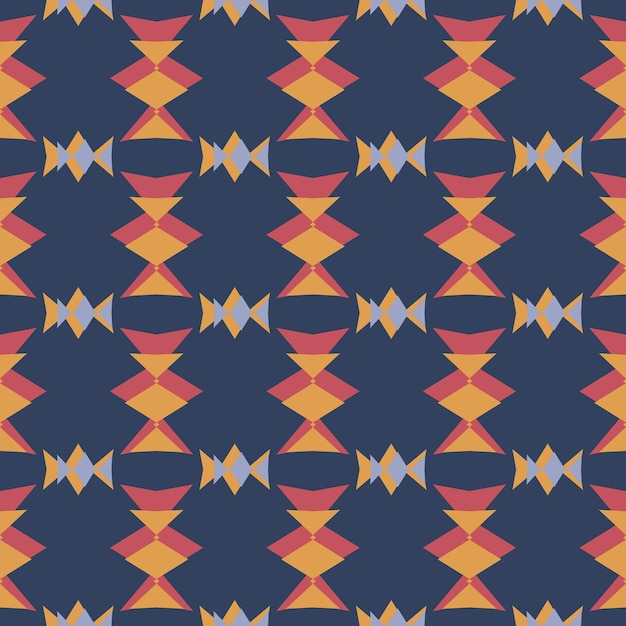 Diseño de patrones sin fisuras con fondo de motivos coloridos