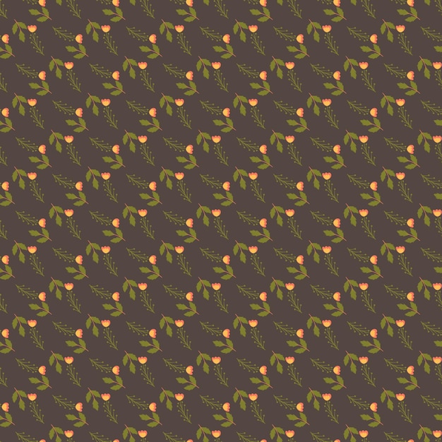 Diseño de patrones sin fisuras con hermosas flores