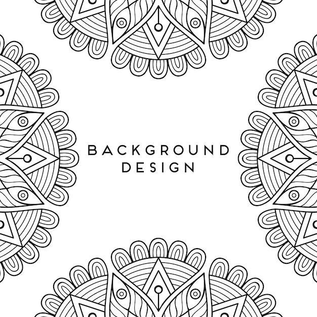 Diseño de patrones sin fisuras de mandala ornamental de lujo