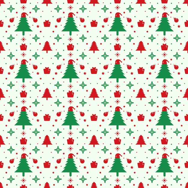 Diseño de patrones sin fisuras de Navidad para la marca de ropa de moda