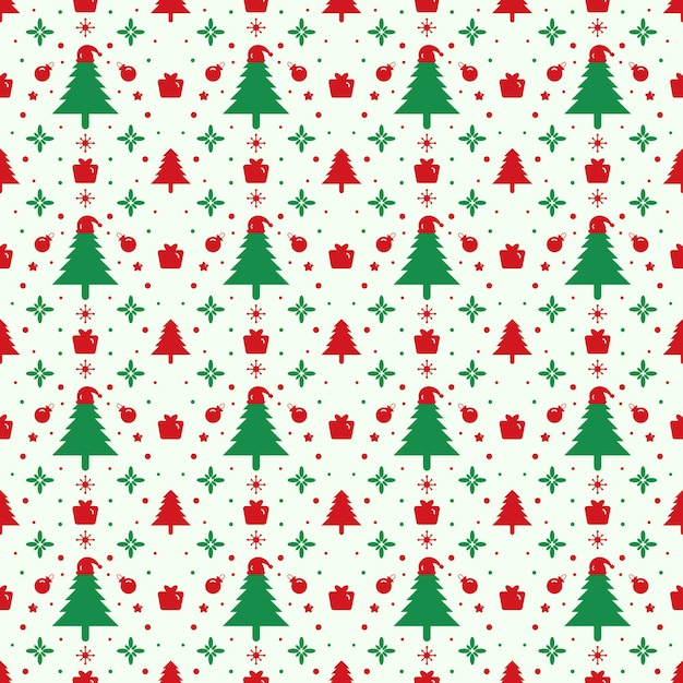 Vector diseño de patrones sin fisuras de navidad para la marca de ropa de moda