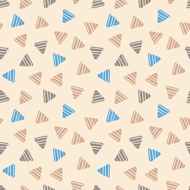 diseño de patrones sin fisuras de triángulos coloridos