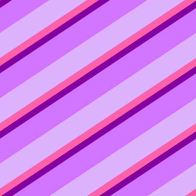 Diseño de patrones sin fisuras de Vector de rayas diagonales rosa púrpura