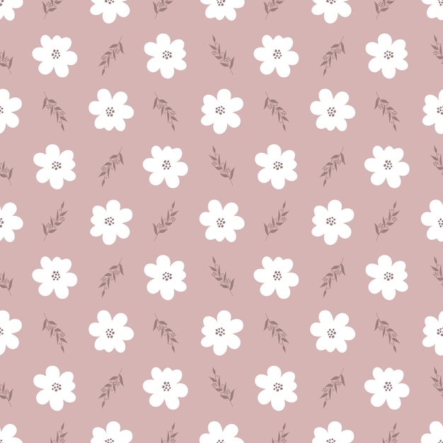 Diseño de patrones florales sin costuras abstractos