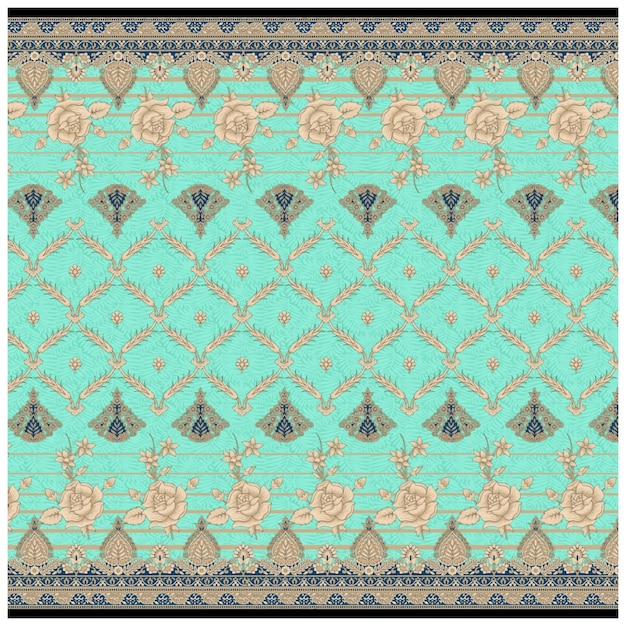 Diseño de patrones florales sin costuras obra de arte gráfico lista para impresiones textiles