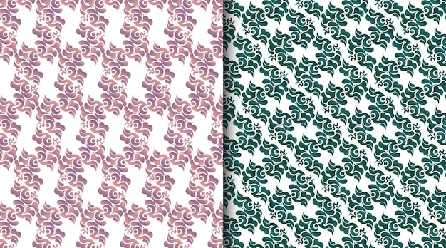 Diseño de patrones de fondo florales coloridos