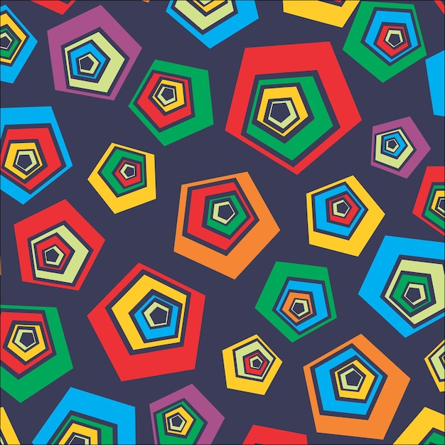 Diseño de patrones geométricos abstractos sin costuras Fondo moderno y de moda para uso digital e impreso