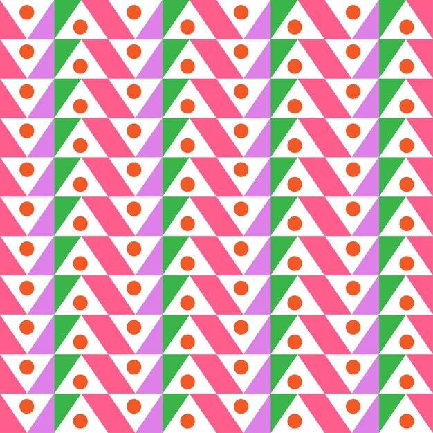 Diseño de patrones geométricos coloridos