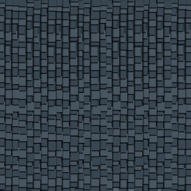 Diseño de patrones geométricos de cuadrados azules oscuros