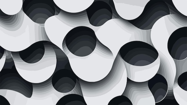 Diseño de patrones geométricos monocromáticos 3D sin costuras