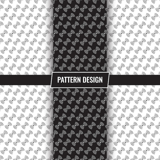 Diseño de patrones geométricos vectoriales modernos