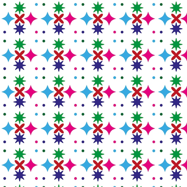 Diseño de patrones geométricos vibrantes Amplificador en negrita Formas coloridas Arte vectorial