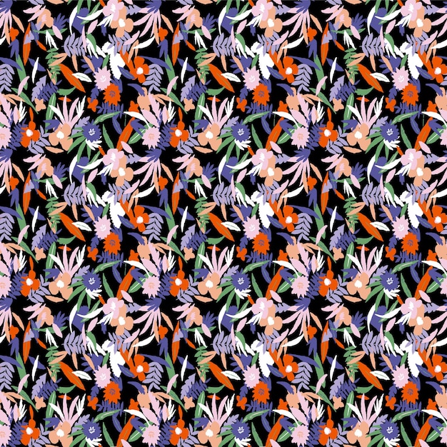 Diseño de patrones de hojas para impresión textil